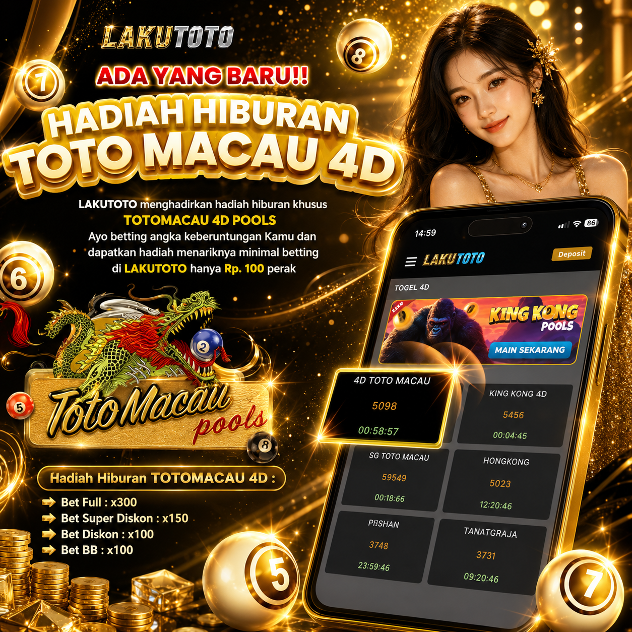 LAKUTOTO | Pemasok Situs Toto Macau Dengan Pasaran Resmi Paling Lengkap Di Asia 